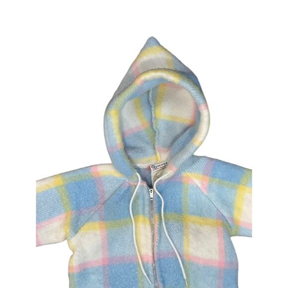 Quiltex Baby Winter Snowsuit Fleece One Piece Retro Infant 9 Months Warm Outdoor - Picture 2 of 8